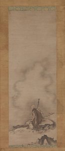 15世紀前半の鳳凰、漢山、師徳。 作： Reisai