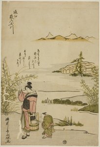 無題 六珠川 近江萩の玉川