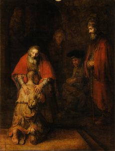 放蕩息子の帰還 作： Rembrandt