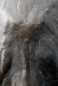頭を下げた大きなキリン、モデル1909-10、1913年以前に鋳造（ブロンズ）（3084917-43も参照） 作： Rembrandt Bugatti