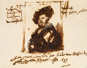 バルダッサーレ・カスティリオーネ 肖像画からのスケッチ