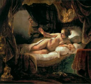 ダナエ 作： Rembrandt van Rijn