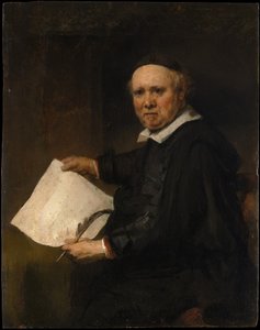 Lieven Willemsz van Coppenol（オークのオイル） 作： Rembrandt van Rijn