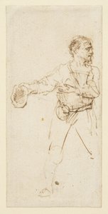 立っている男、1634年頃 作： Rembrandt van Rijn