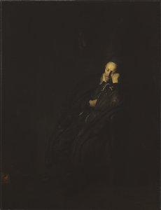 1629年の老人の肖像 作： Rembrandt van Rijn
