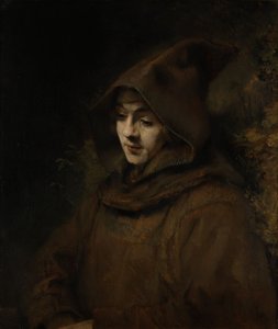 僧侶の習慣のレンブラントの息子タイタス 作： Rembrandt van Rijn