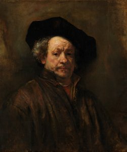 自画像 作： Rembrandt van Rijn