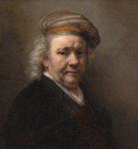 自画像 作： Rembrandt van Rijn