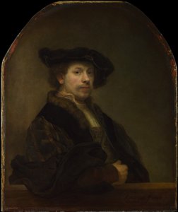 34歳での自画像 作： Rembrandt van Rijn