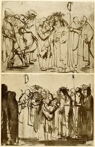 キリストのあざけり 作： Rembrandt van Rijn