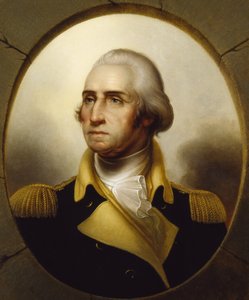 ジョージ・ワシントン、1850年頃（キャンバスに油彩） 作： Rembrandt Peale
