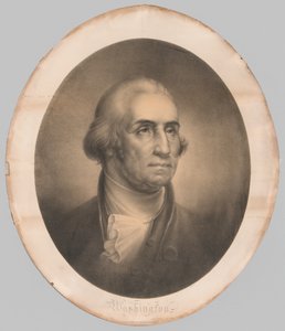 ジョージ・ワシントンの頭 作： Rembrandt Peale