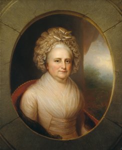マーサ・ワシントン、カリフォルニア州。 1850年 作： Rembrandt Peale
