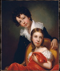 マイケルアンジェロとエマクララほか 作： Rembrandt Peale
