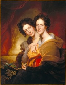 シスターズ（エレノアとロサルバピール） 作： Rembrandt Peale