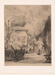 聖母の死 作： Rembrandt van Rijn (signed by artist)