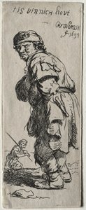「とても寒い」と叫ぶ農民 作： Rembrandt van Rijn