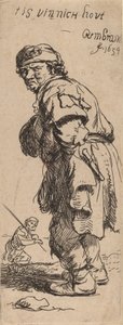 A Peasant Calling Out: tis vinnich kout 1634. 作： Rembrandt van Rijn