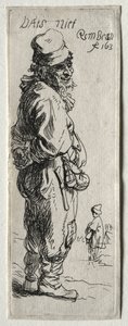 農民の返事：それは何もない、おそらく1634年。 作： Rembrandt van Rijn