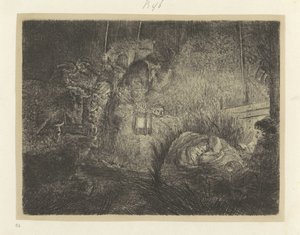 Aanbidding der herders: nachtstuk 原画集85点（連載タイトル） 作： Rembrandt van Rijn