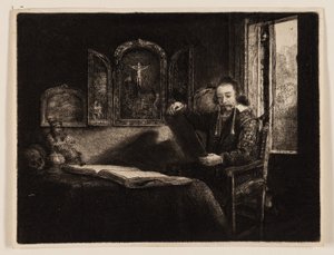 アブラハム・フランセン、薬剤師 作： Rembrandt van Rijn