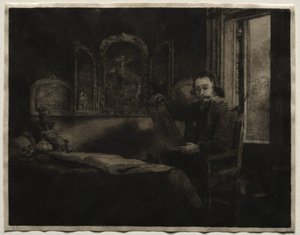 アブラハム・フランセン、薬剤師 作： Rembrandt van Rijn
