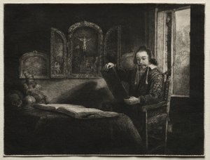 アブラハムフランシス、薬剤師、c。 1657 作： Rembrandt van Rijn
