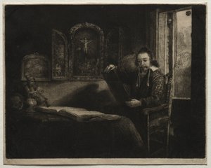 アブラハムフランシス、アポセカリー、c。 1657 作： Rembrandt van Rijn