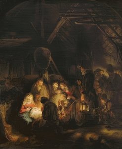 羊飼いの礼拝。 1646年
