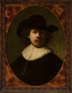 自画像 作： Rembrandt van Rijn