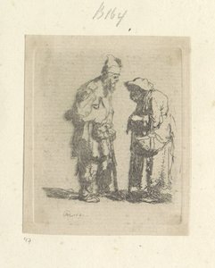 Bedelaar en bedelares in gesprek 原画集85点（連載タイトル） 作： Rembrandt van Rijn