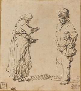 乞食の男と女 作： Rembrandt van Rijn