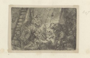 Besnijdenis in de stal 原画集85点（連載タイトル） 作： Rembrandt van Rijn