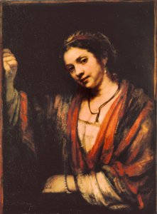 Hendrickje Stoffelsの肖像 作： Rembrandt van Rijn