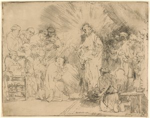 使徒たちに現れたキリスト 作： Rembrandt van Rijn