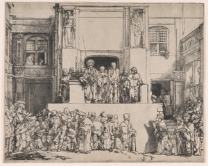 人々に差し出されたキリスト, 1655., 1655. 作： Rembrandt van Rijn