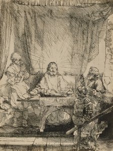 エマオのキリスト 作： Rembrandt van Rijn