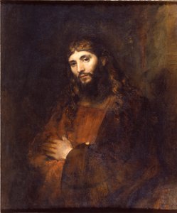 腕を組んだキリスト par Rembrandt van Rhijn (1606-1669)
