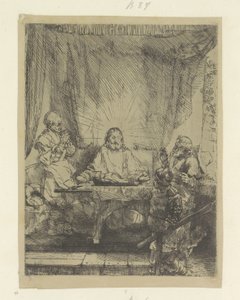 Christus te Emmaus: 大広場 原画集85点（連載タイトル） 作： Rembrandt van Rijn