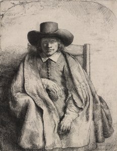 クレメント・ド・ジョンヘ、1651年。 作： Rembrandt van Rijn