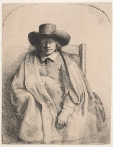 Clement de Jonghe、版画販売業者 作： Rembrandt van Rijn