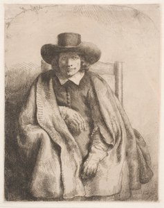 Clement de Jonghe、版画販売業者 作： Rembrandt van Rijn