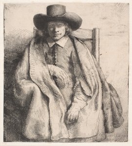 Clement de Jonghe、版画販売業者 作： Rembrandt van Rijn