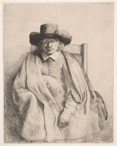 Clement de Jonghe、版画販売業者 作： Rembrandt van Rijn