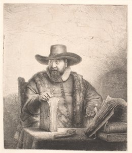 Cornelis Claesz Anslo、メノナイトの説教者 作： Rembrandt van Rijn