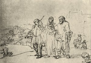 エマオへの散歩 作： Rembrandt van Rijn