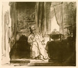 哲学者 作： Rembrandt van Rijn