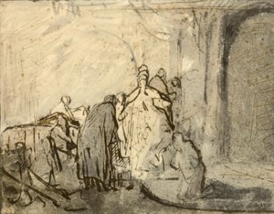 悔い改めたユダ 作： Rembrandt van Rijn