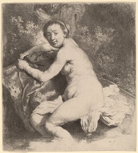 お風呂のダイアナ 作： Rembrandt van Rijn