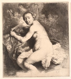 お風呂のダイアナ 作： Rembrandt van Rijn